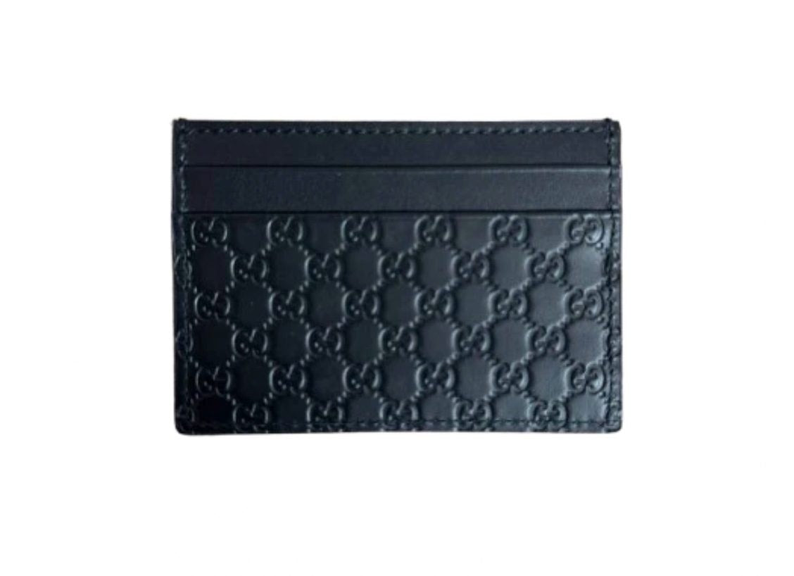 Gucci Cardholder Microguccissima Black