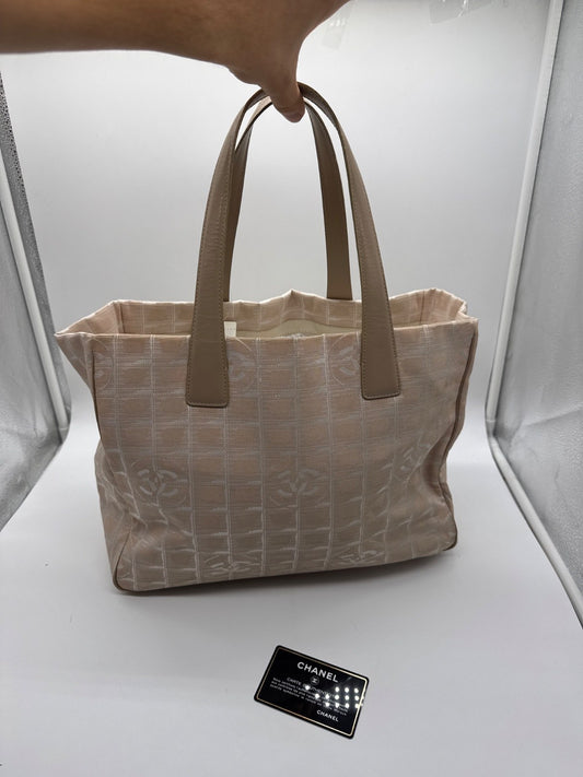 Chanel Travel Line Tote Bag Beige