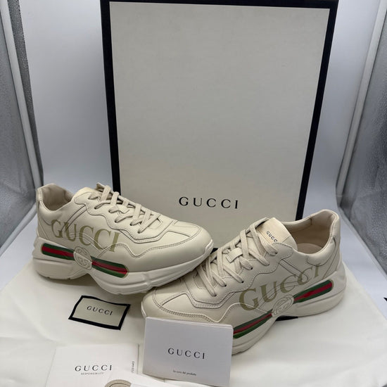 Gucci Rhyton Sneaker Ivory with Gucci Logo / EU 40,5