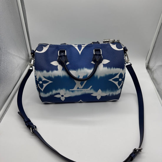 Louis Vuitton Speedy Bandoulière 30 Monogram Giant Tie-Dye Blue MB0290