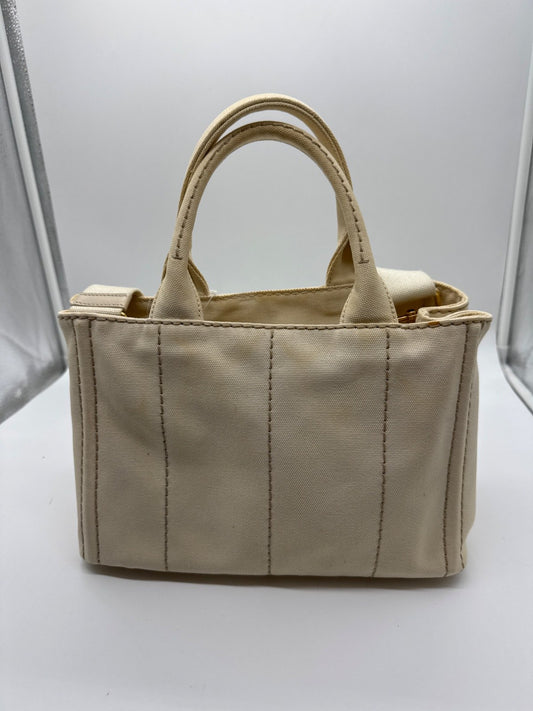 Prada Canapa Tote Mini Creme 204