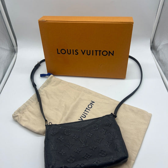 Louis Vuitton Pallas Clutch Monogram Empreinte Noir (Uniformes Edition)