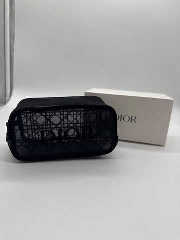 Dior Beauty Mesh Pouch Black