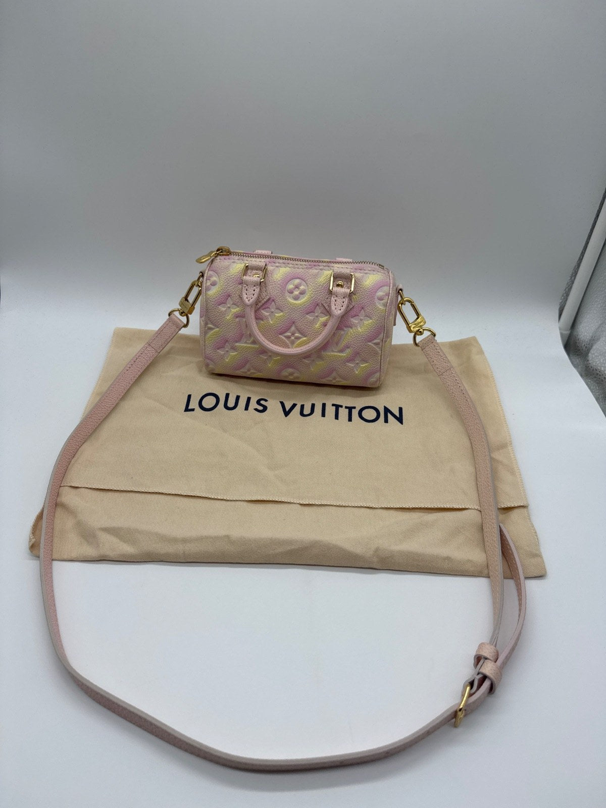 Louis Vuitton Nano Speedy Empreinte Summer Stardust
