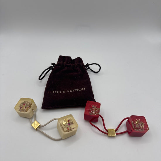 Louis Vuitton Dice Bag Charm and Key Holder Monogram Multicolor