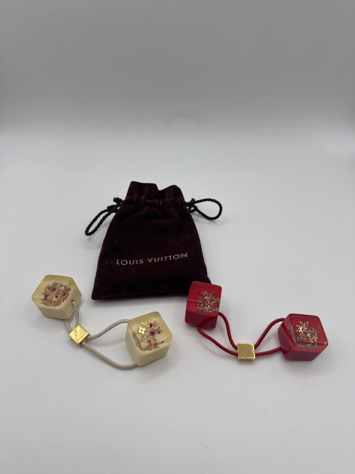 Louis Vuitton Dice Bag Charm and Key Holder Monogram Multicolor