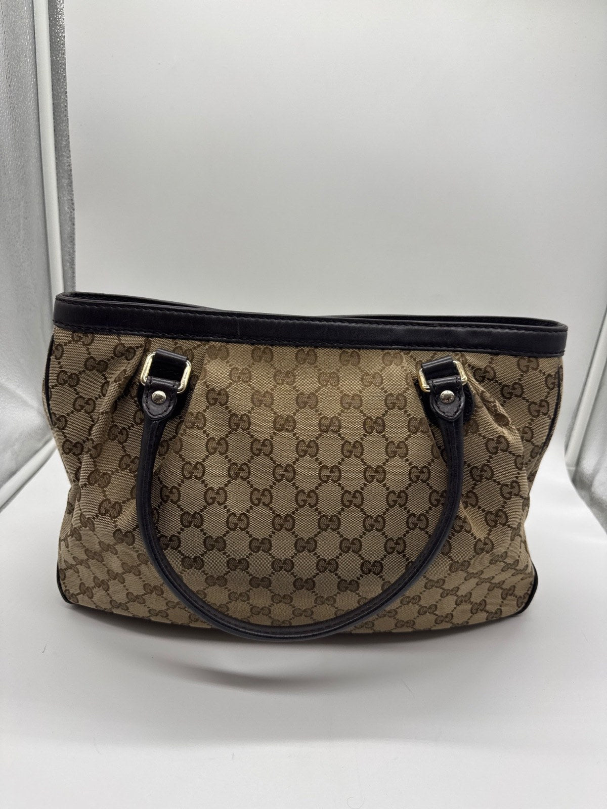 Gucci Sukey Tote Bag MM GG Canvas