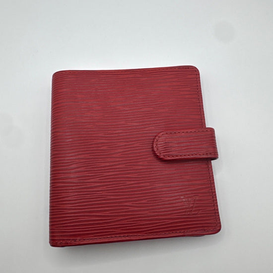 Louis Vuitton French Wallet Epi Red MI0919
