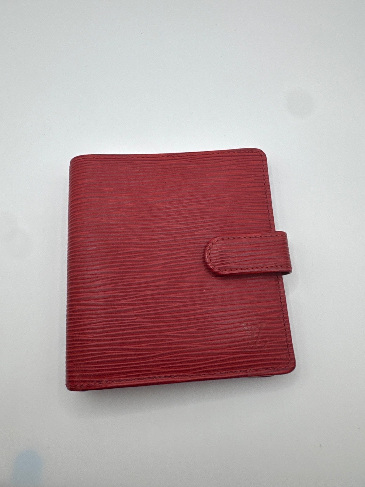 Louis Vuitton French Wallet Epi Red MI0919