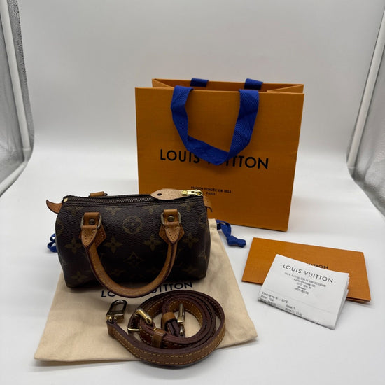 Louis Vuitton Nano Speedy Monogram Canvas TH0912