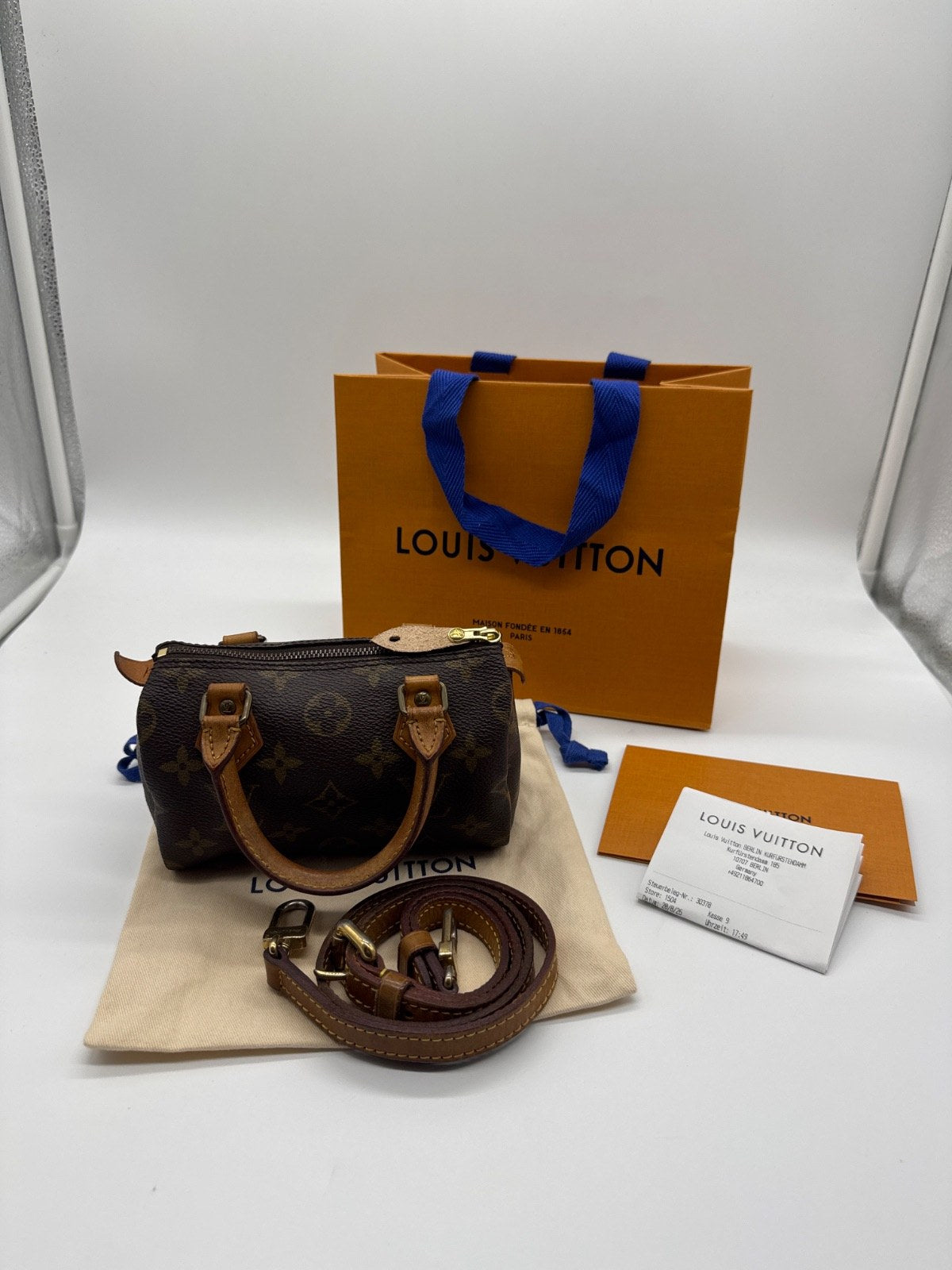 Louis Vuitton Nano Speedy Monogram Canvas TH0912
