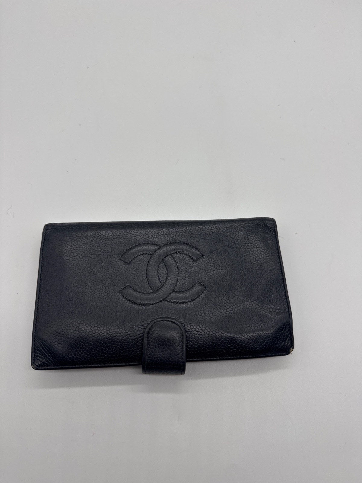 Chanel Bifold Long Wallet Black 6128855