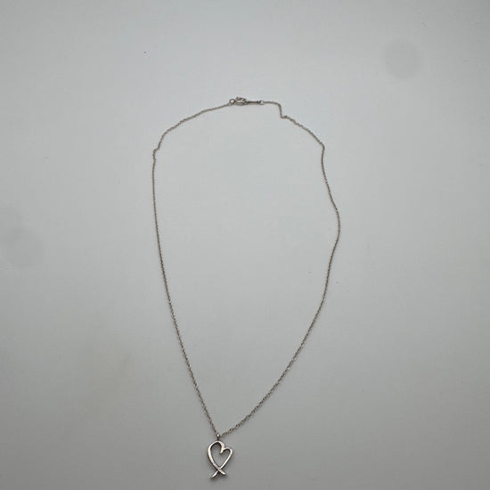 Tiffany & co. Silver Necklace Heart