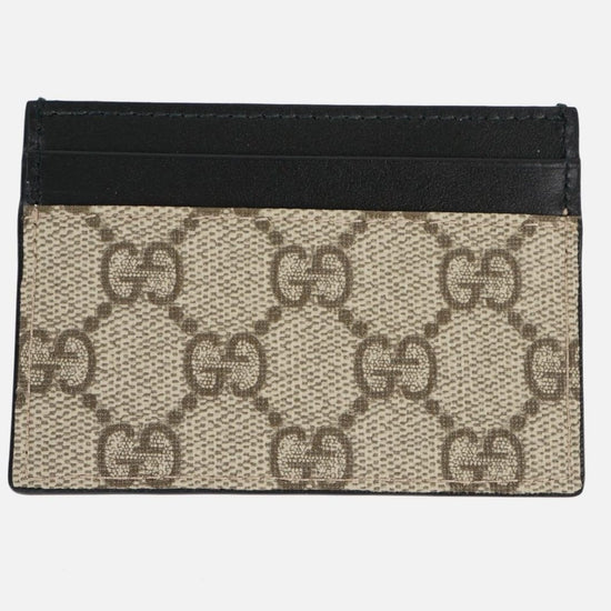 Gucci Cardholder Supreme Canvas Beige