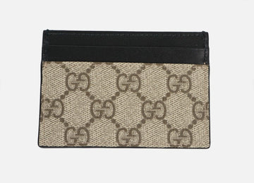 Gucci Cardholder Supreme Canvas Beige