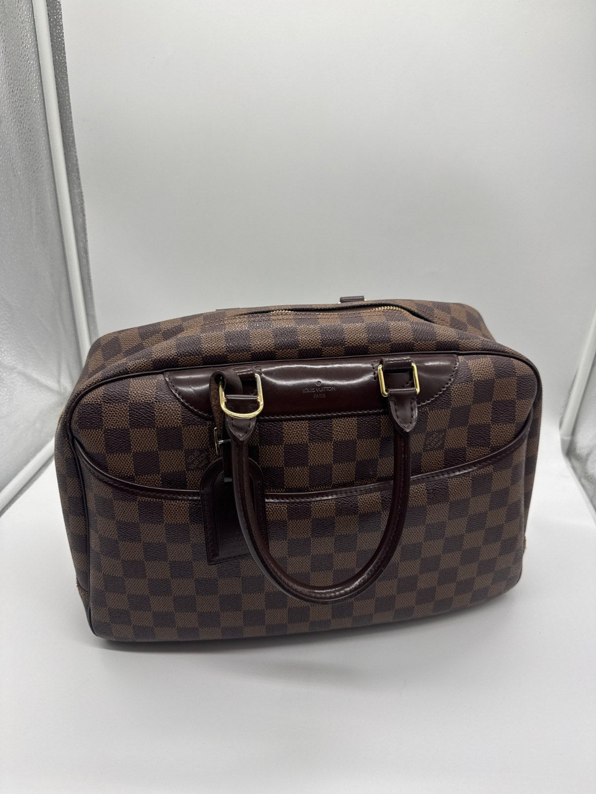 Louis Vuitton Deauville Damier Ébène Canvas