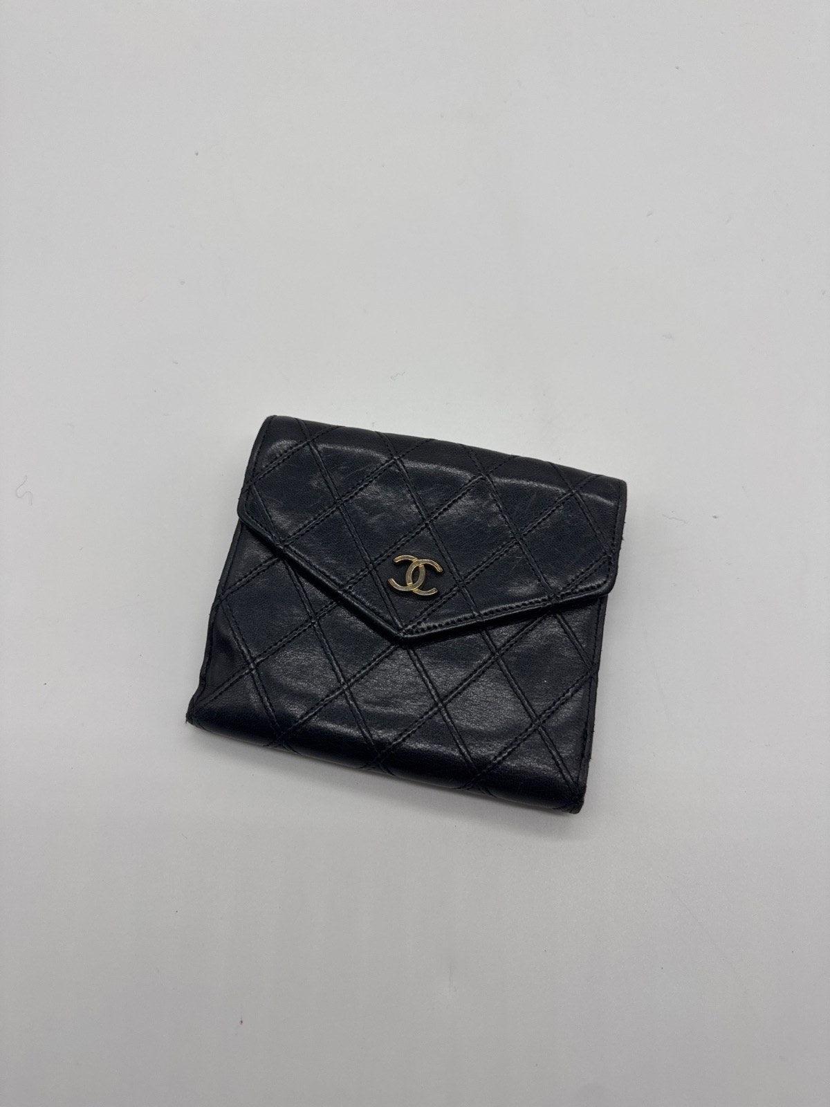 Chanel CC Short Wallet Black ...8573