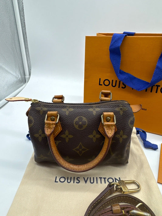 Louis Vuitton Nano Speedy Monogram Canvas TH0912