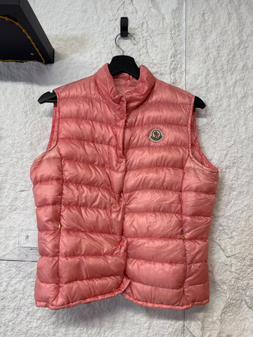 Moncler Ghany Down Vest Pink / Size S