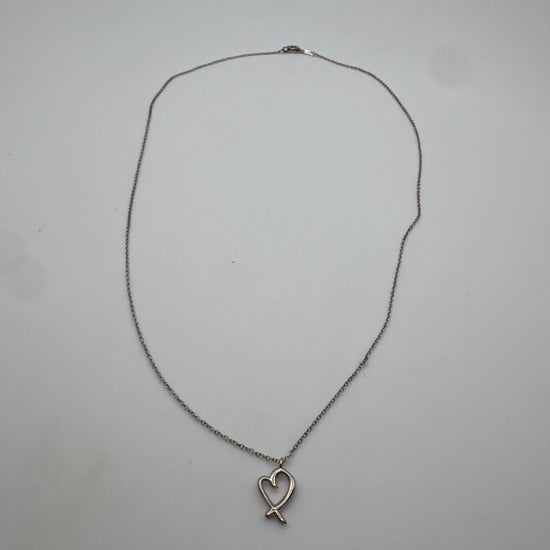 Tiffany & Co. Paloma Picasso Loving heart Silver Necklace