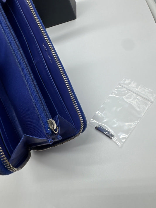 Chanel Longwallet Blue Fullset