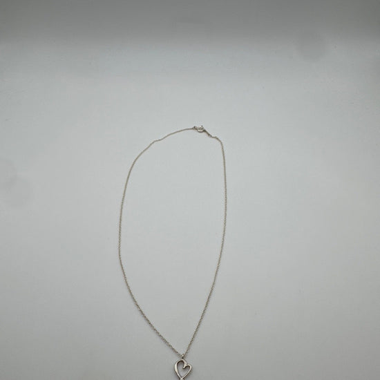Tiffany & co. Silver Necklace Heart