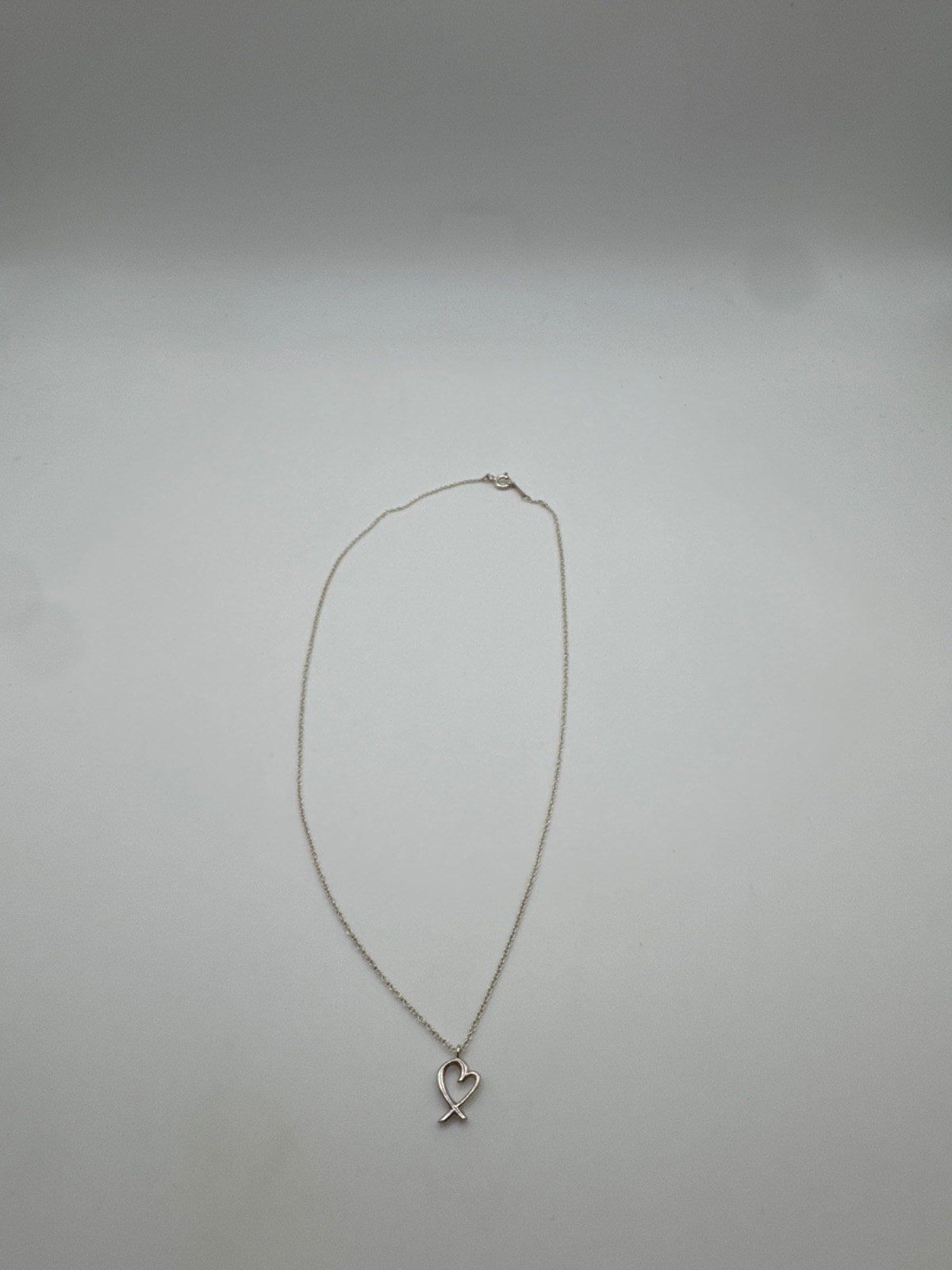 Tiffany & co. Silver Necklace Heart