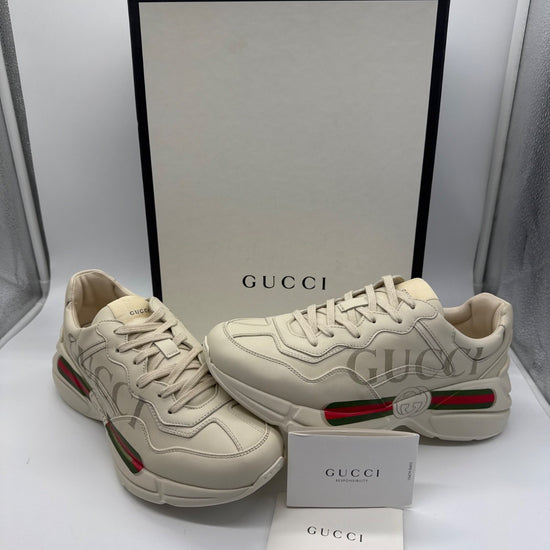 Gucci Rhyton Sneaker Ivory with Gucci Logo / EU 41