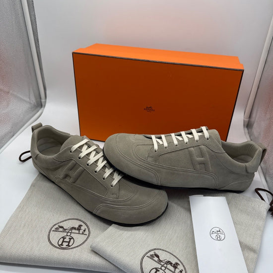 Hermès May Derby Shoe Suede Goatskin / EU 45