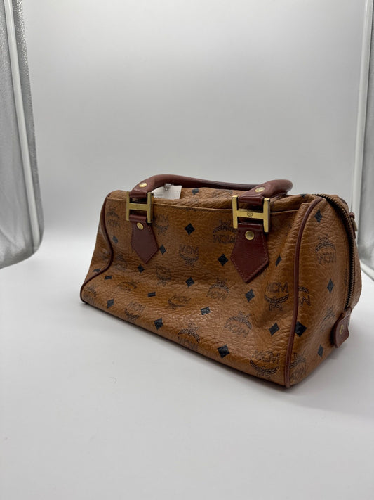 MCM Boston Bag Cognac