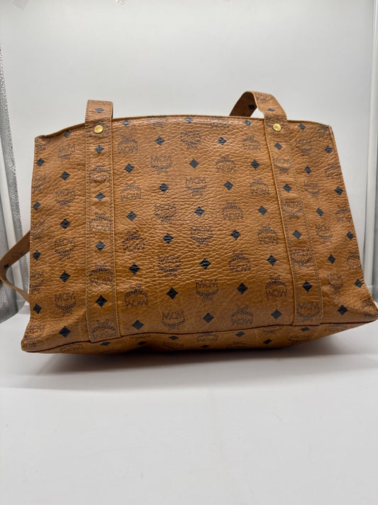 MCM Amby Tote Bag Cognac